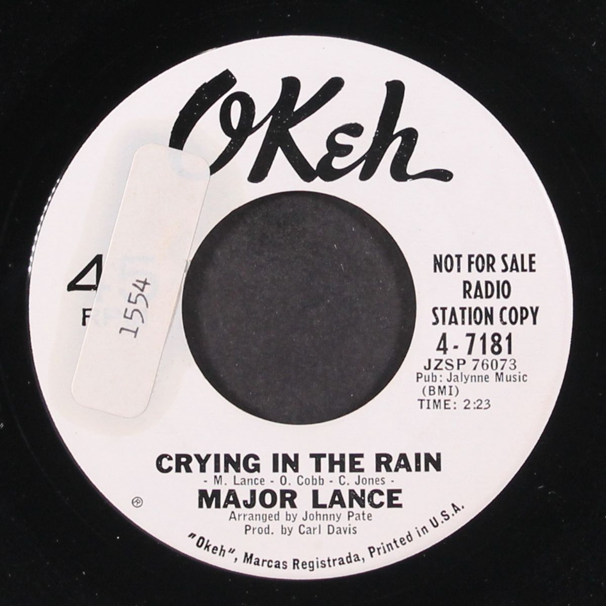 crying in the rain / hey little girl by MAJOR LANCE