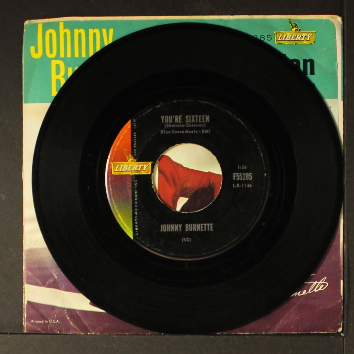 you're sixteen / i beg your pardon by JOHNNY BURNETTE