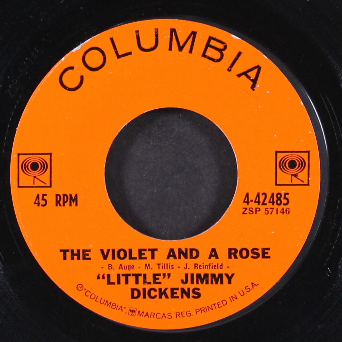 the violet and a rose / honky tonk troubles by "LITTLE" JIMMY DICKENS