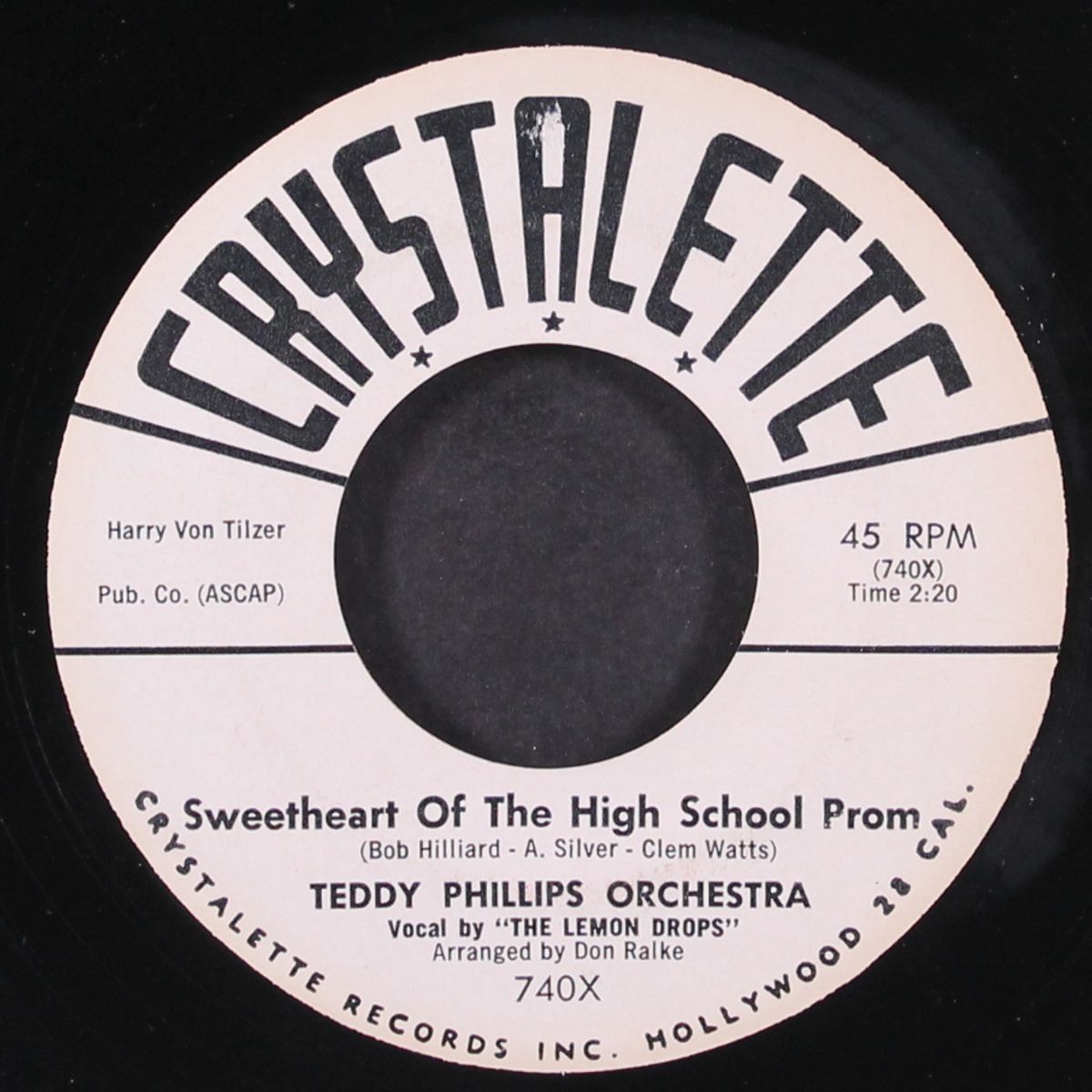 crazy fever blues / sweetheart of the high school prom by TEDDY PHILLIPS