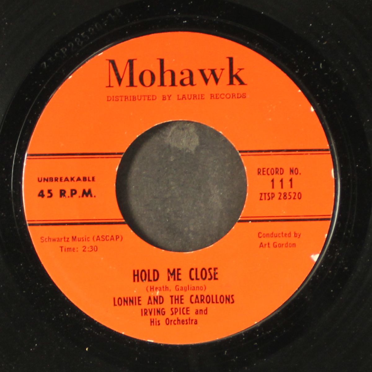 hold me close / trudy by LONNIE & CAROLLONS