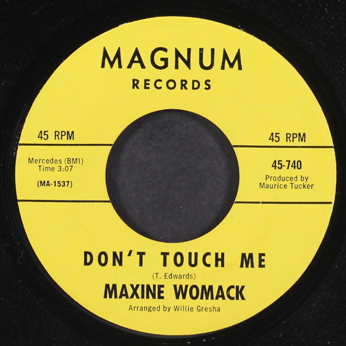 don't touch me / tweet, tweet, tweet by MAXINE WOMACK