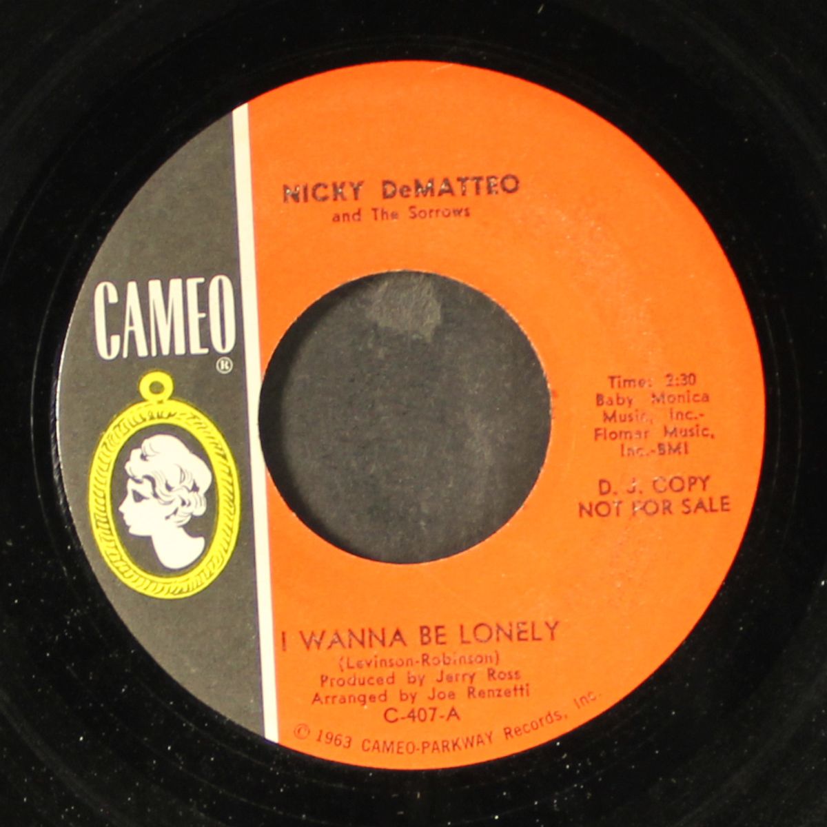 i wanna be lonely / little red kitten by NICKY DEMATTEO & SORROWS