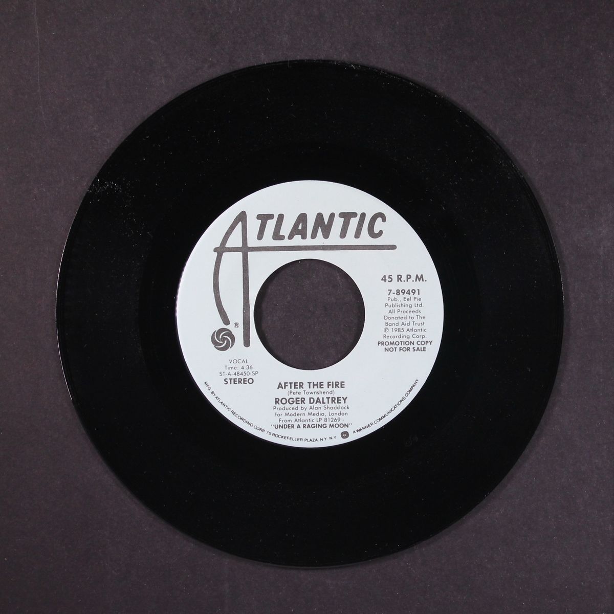 after the fire / same by ROGER DALTREY
