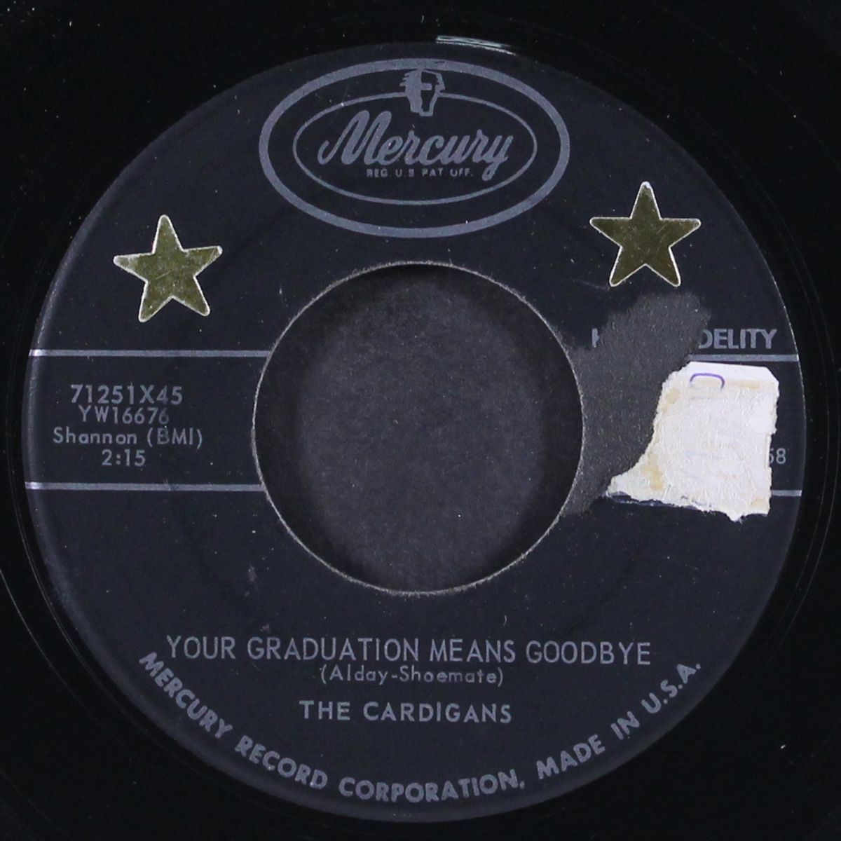 your graduation means goodbye / bo-weevil on the mountain top by CARDIGANS
