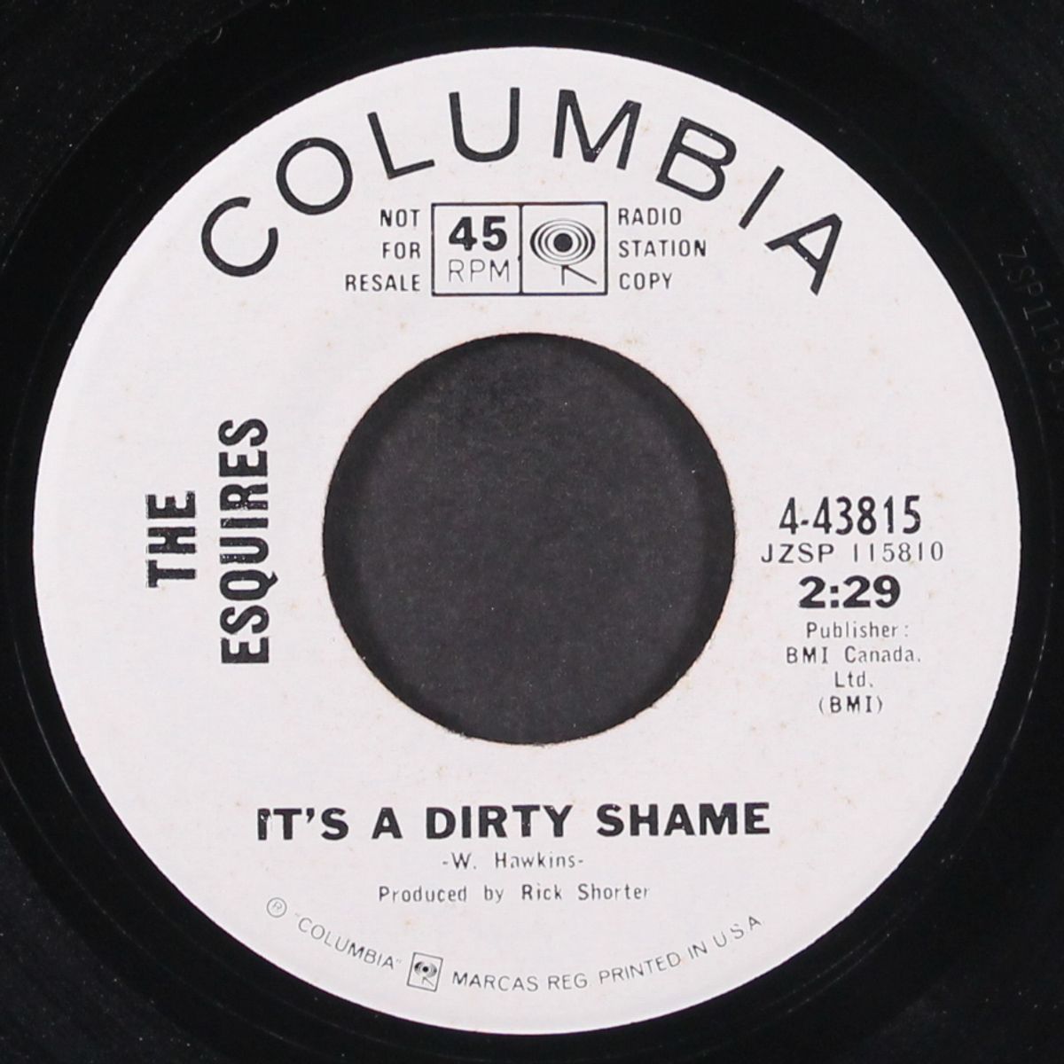 it's a dirty shame / love hides a multitude of sins by ESQUIRES