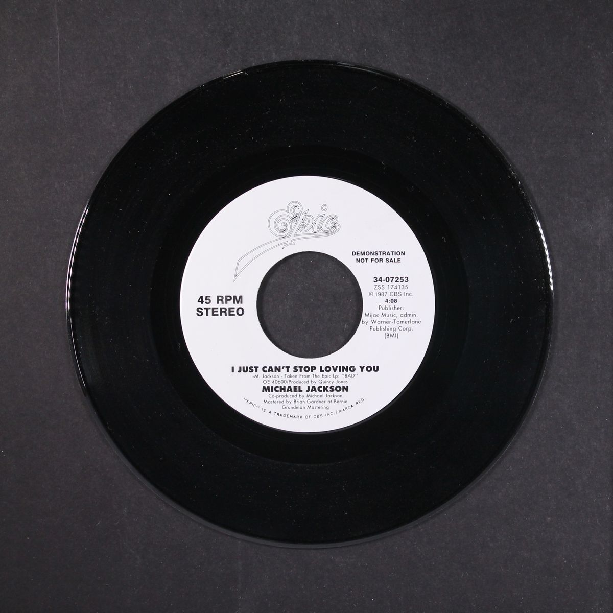 i just can't stop loving you / same by MICHAEL JACKSON