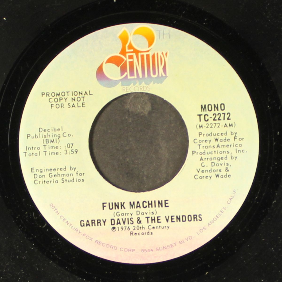 funk machine / mono by GARRY DAVIS & VENDORS