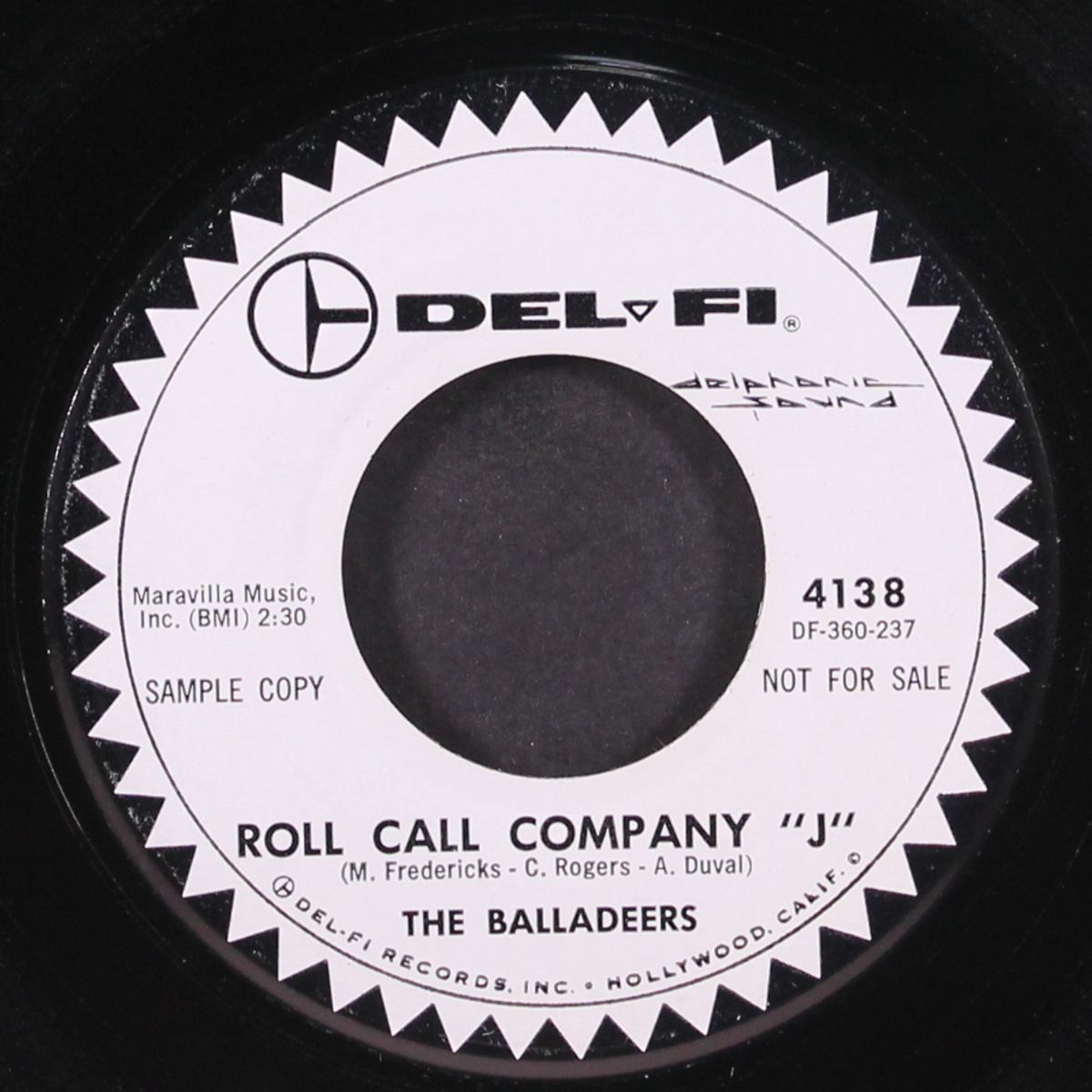 roll call company "j" / hurtin' by BALLADEERS