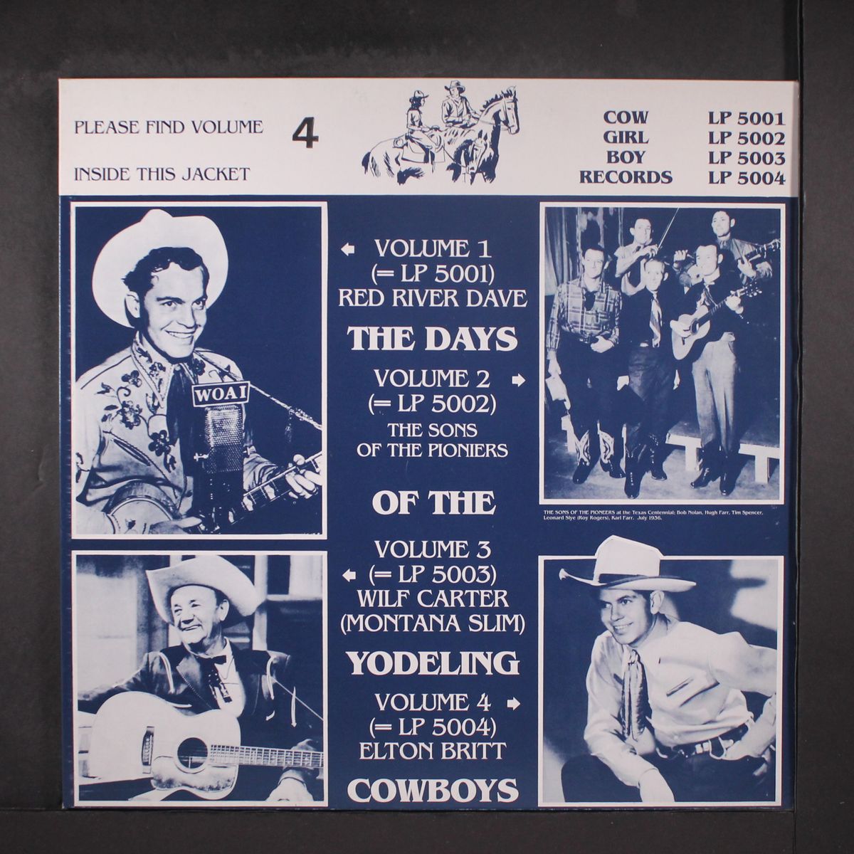 the days of the yodeling cowboys by ELTON BRITT