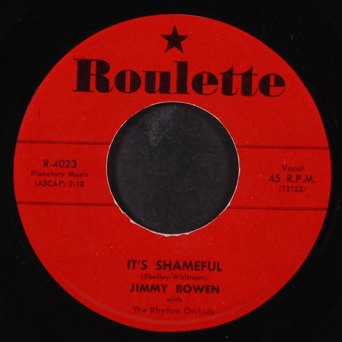 it's shameful / cross over by JIMMY BOWEN