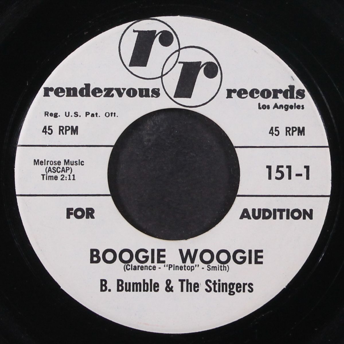 boogie woogie by B. BUMBLE & STINGERS