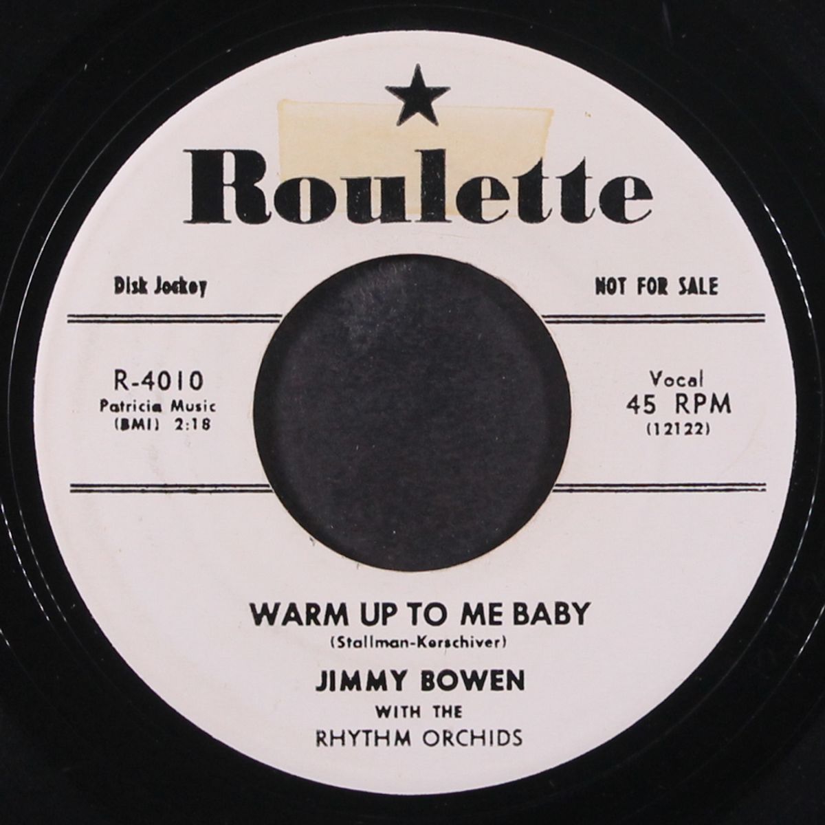 warm up to me baby by JIMMY BOWEN