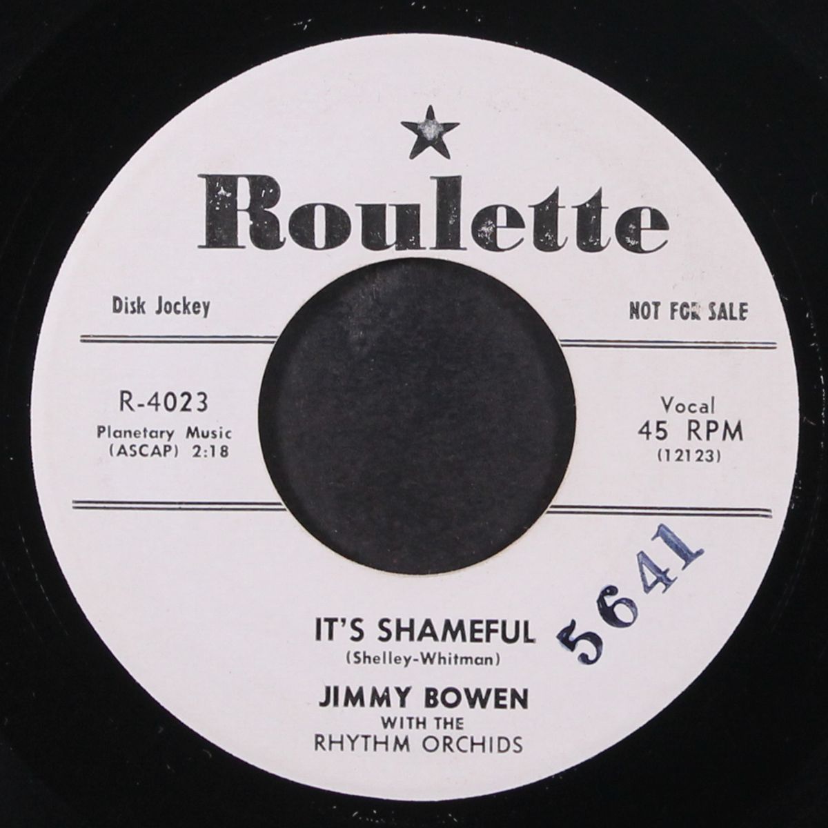 it's shameful by JIMMY BOWEN