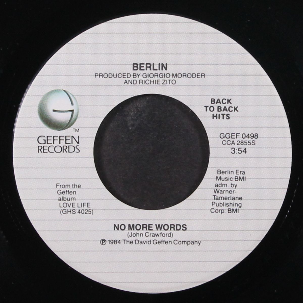 no more words / now it's my turn by BERLIN