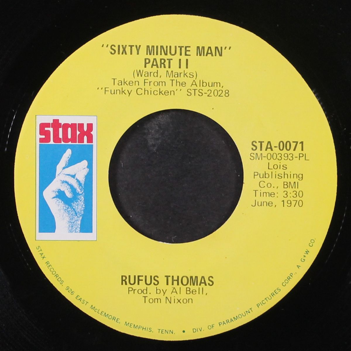 the preacher and the bear / sixty minute man, part 2 by RUFUS THOMAS