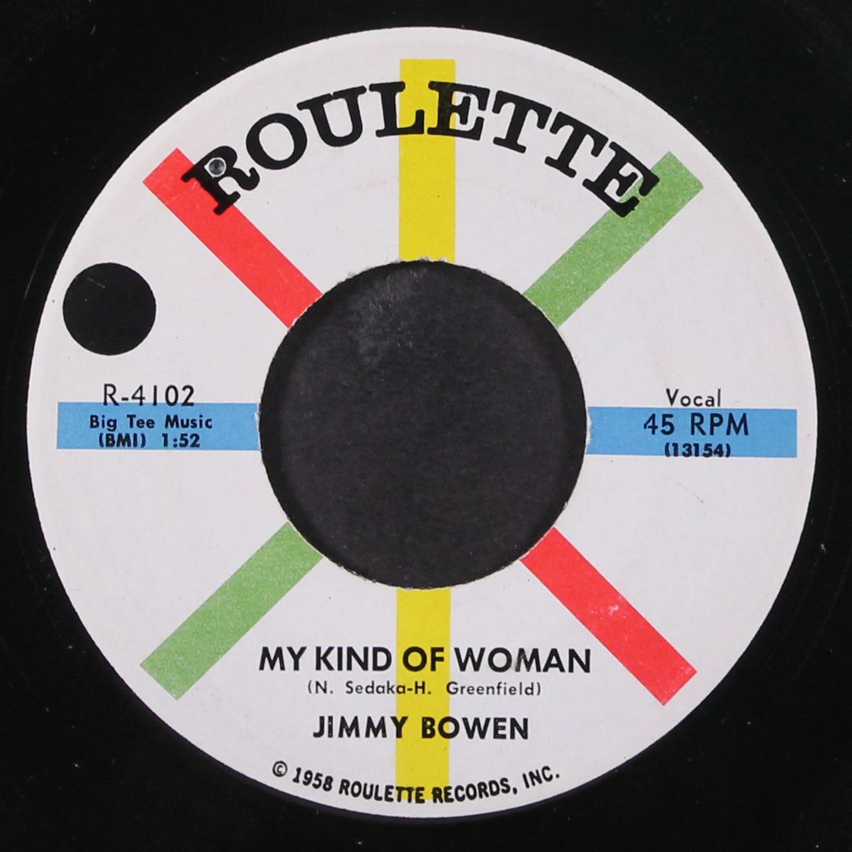 my kind of woman / blue moon by JIMMY BOWEN