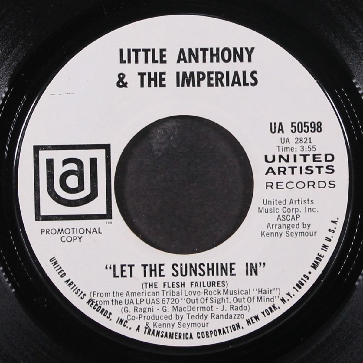 the ten commandments of love / let the sunshine in by LITTLE ANTHONY & IMPERIALS