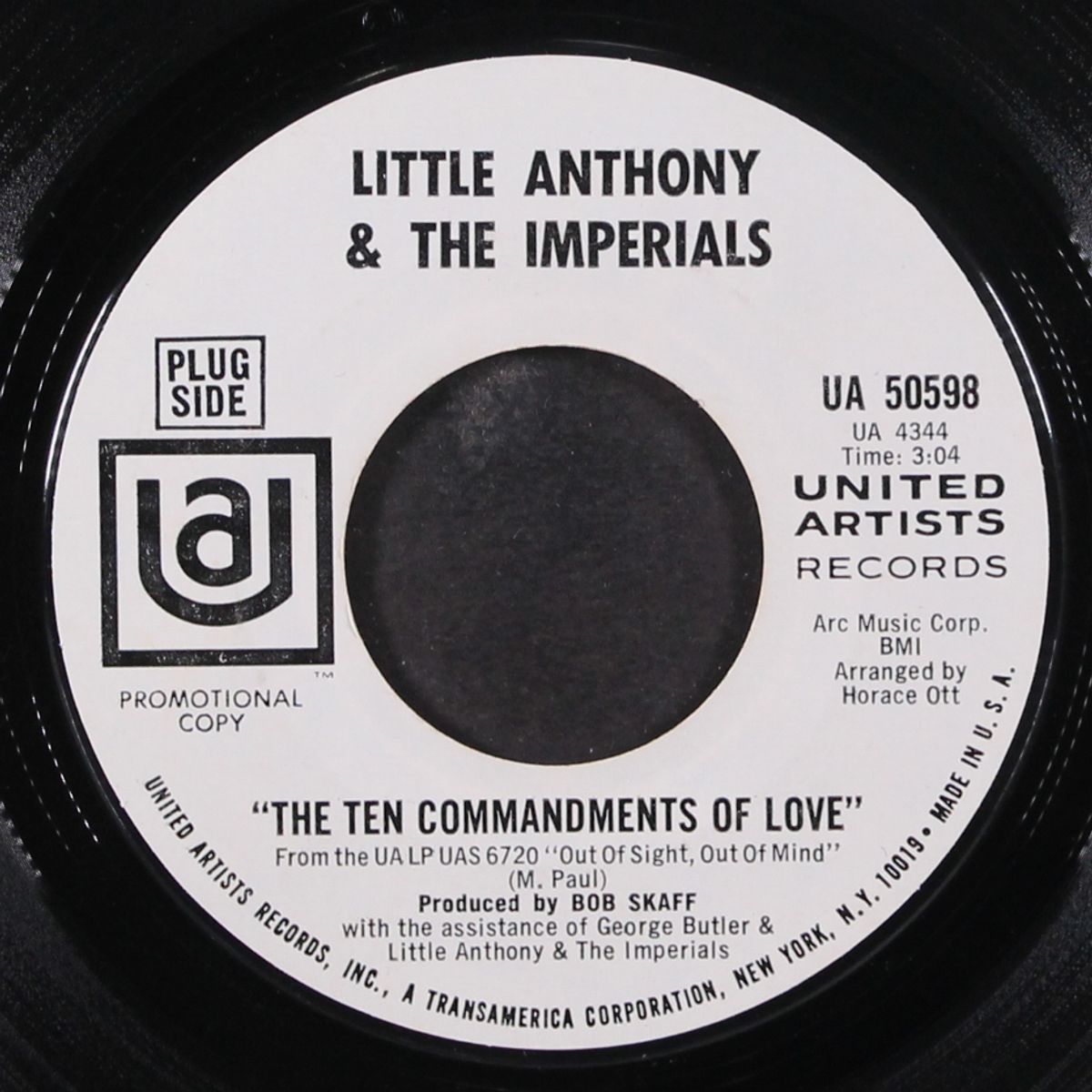 the ten commandments of love / let the sunshine in by LITTLE ANTHONY & IMPERIALS