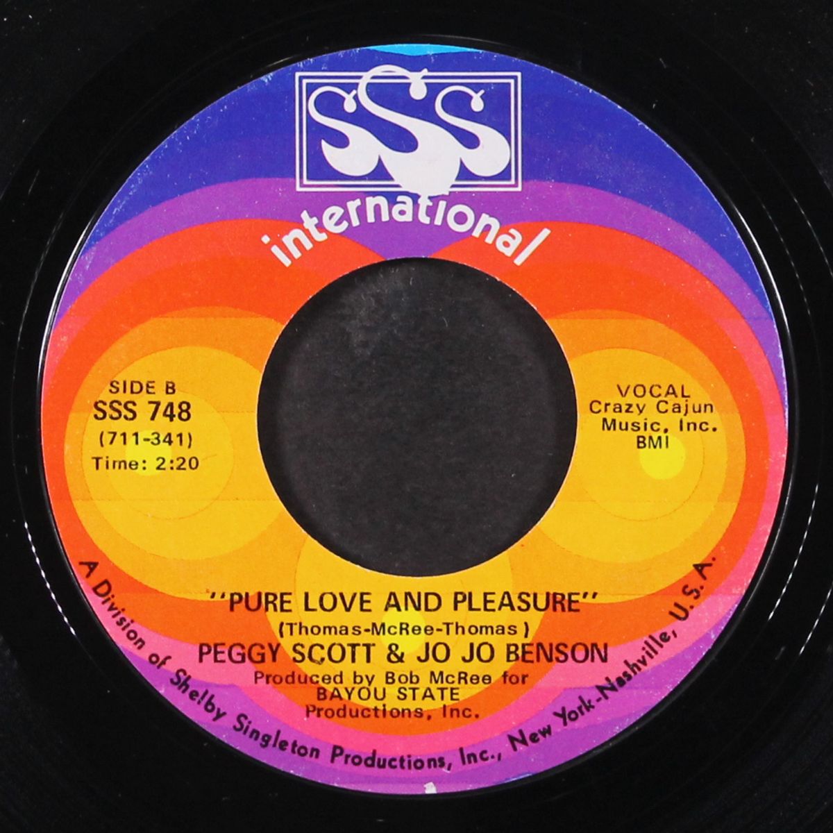 pickin' wild mountain berries / pure love and pleasure by PEGGY SCOTT & JO JO BENSON