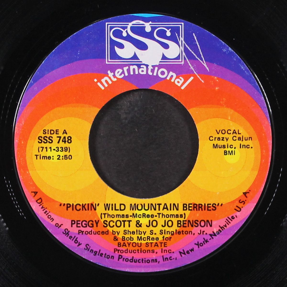 pickin' wild mountain berries / pure love and pleasure by PEGGY SCOTT & JO JO BENSON