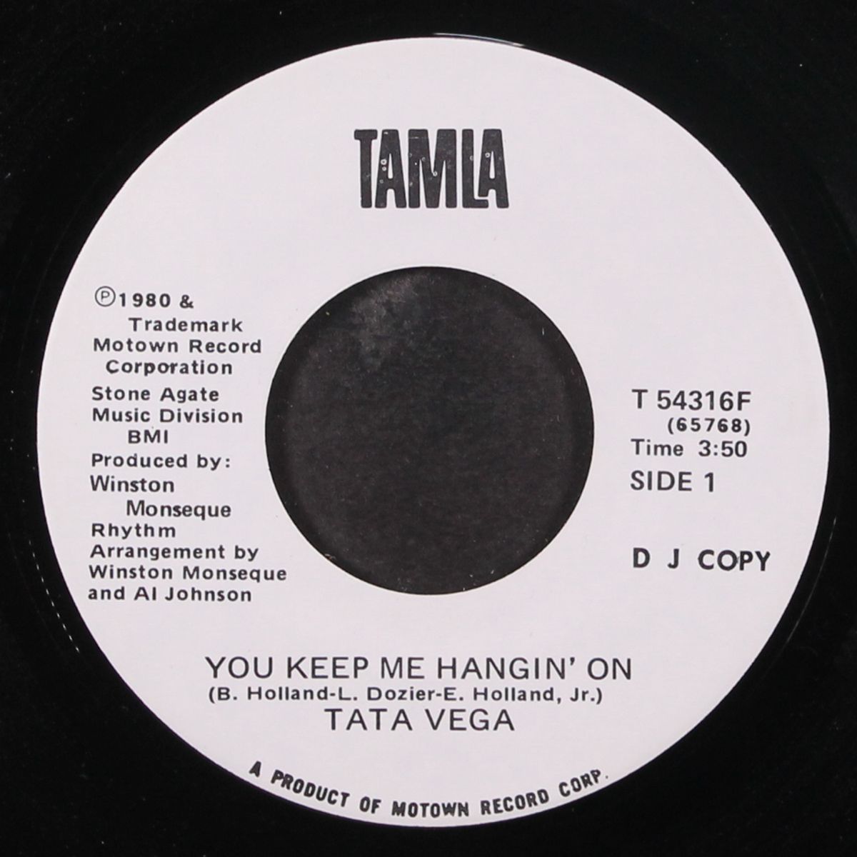you keep me hangin' on / same by TATA VEGA