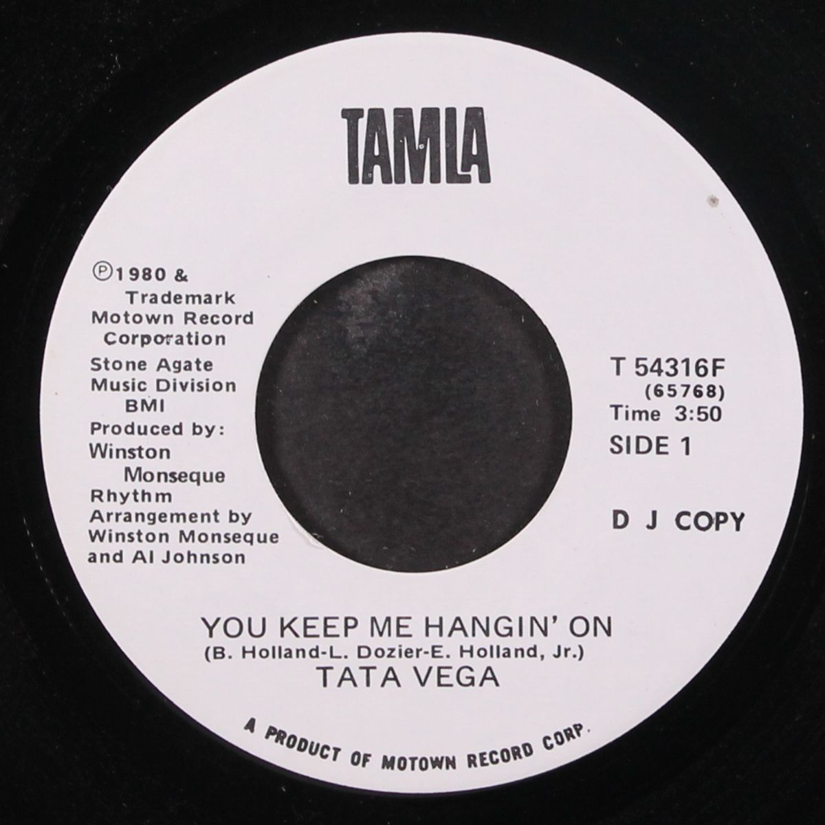 you keep me hangin' on / same by TATA VEGA