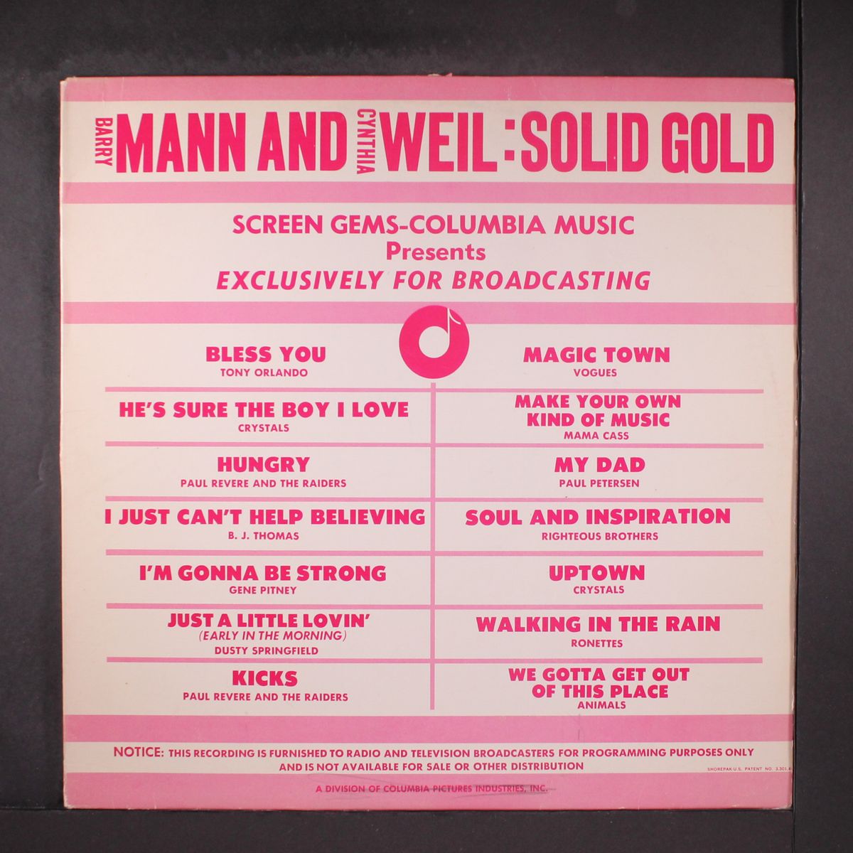 solid gold by BARRY MANN & CYNTHIA WEIL