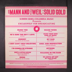 BARRY MANN & CYNTHIA WEIL
