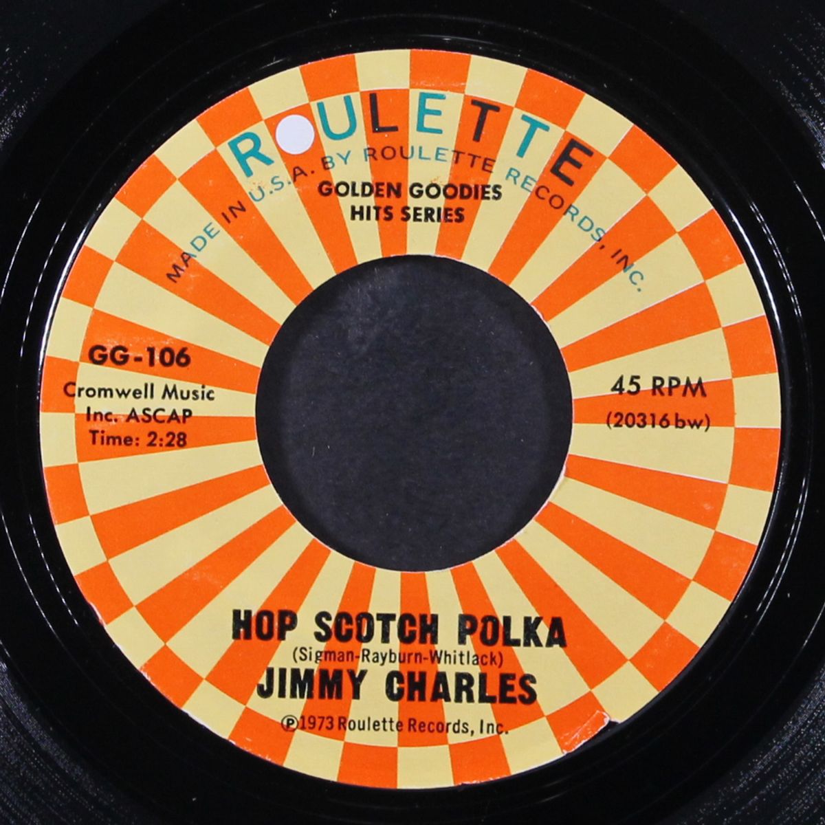 a million to one / hop scotch polka by JIMMY CHARLES