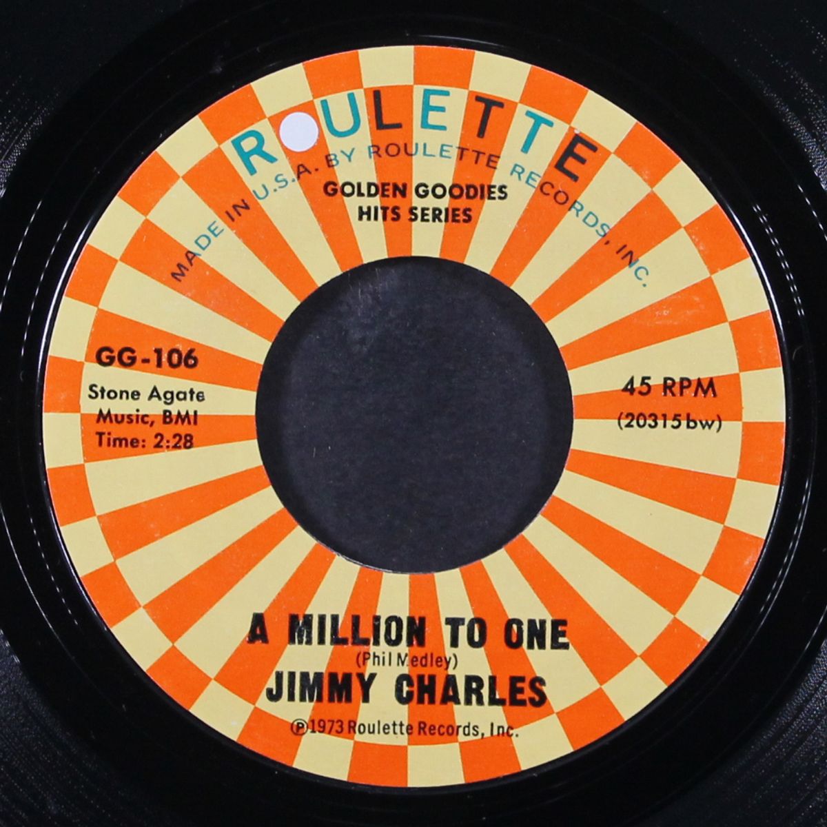 a million to one / hop scotch polka by JIMMY CHARLES