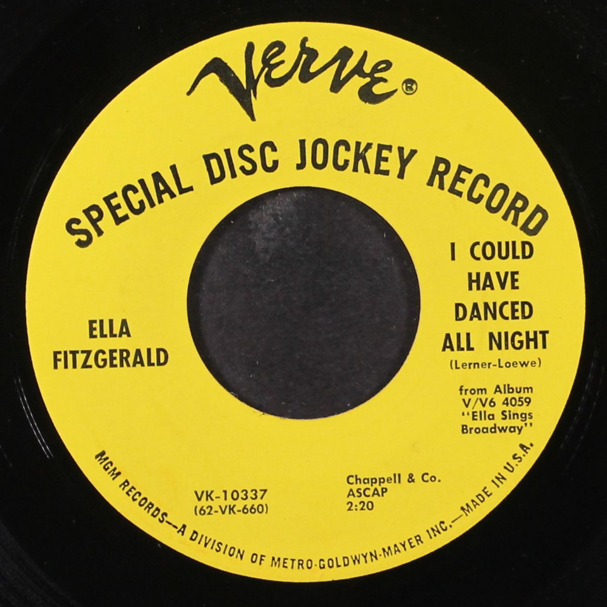 i've grown accustomed to your face / i could have danced all night by ELLA FITZGERALD