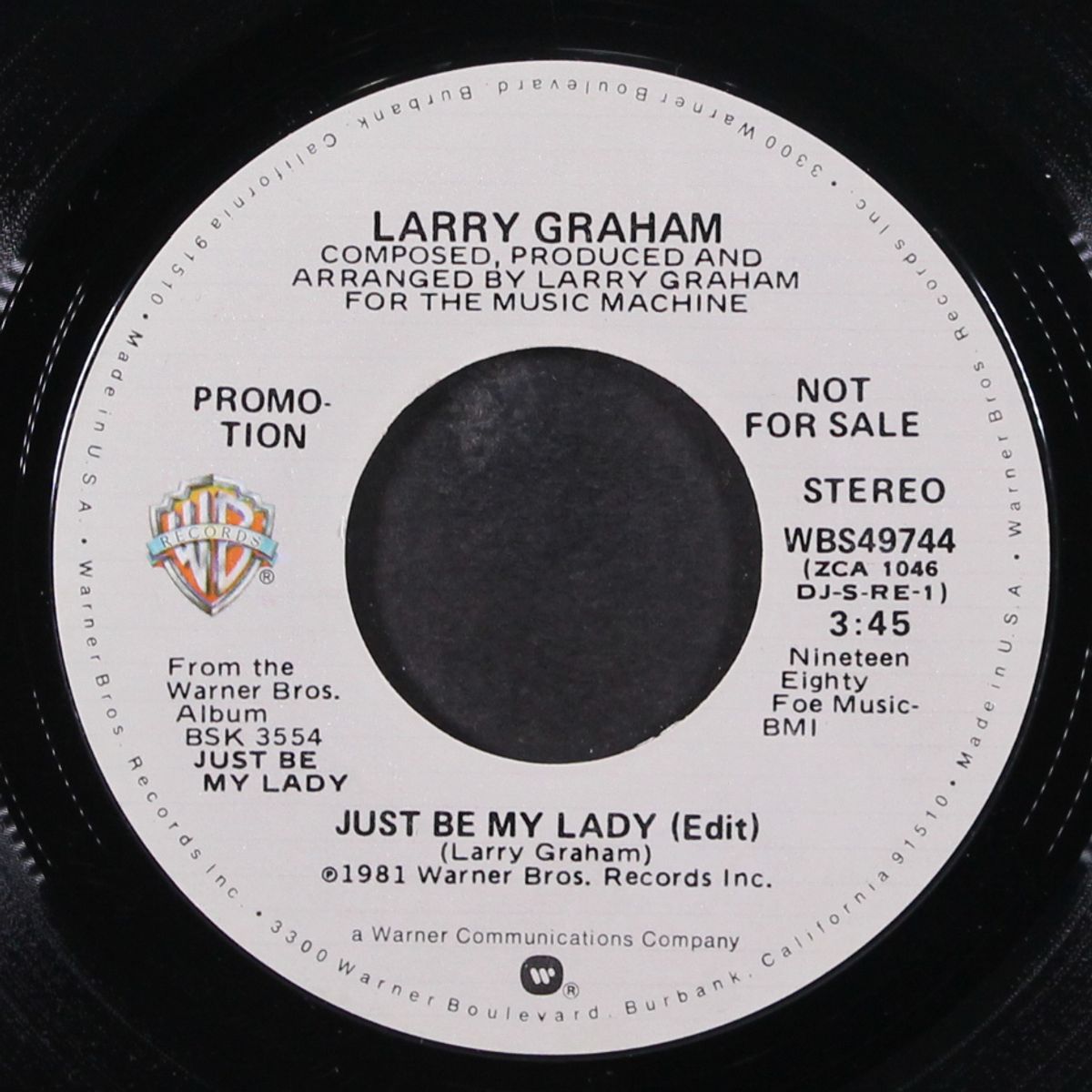 just be my lady / feels like love by LARRY GRAHAM