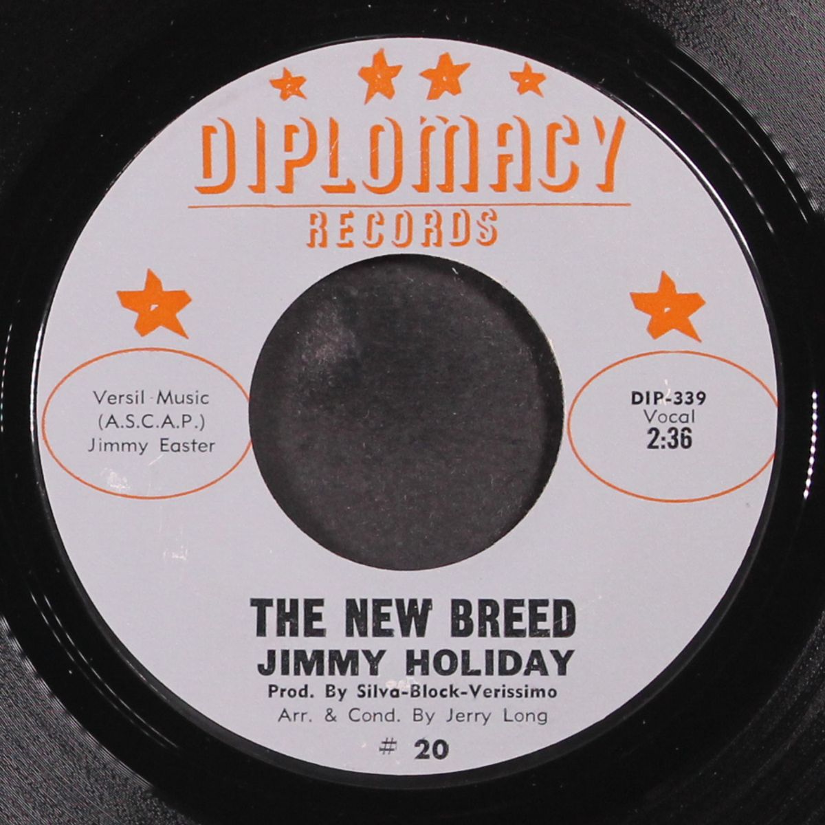the new breed / love me one more time by JIMMY HOLIDAY