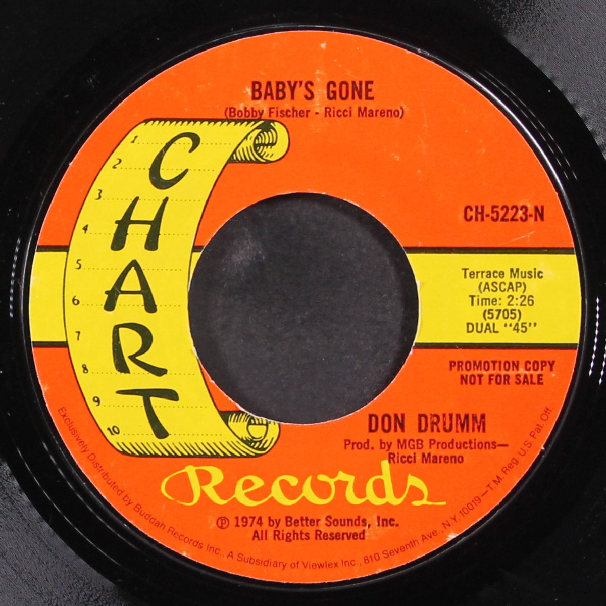 in at eight and out at ten / baby's gone by DON DRUMM