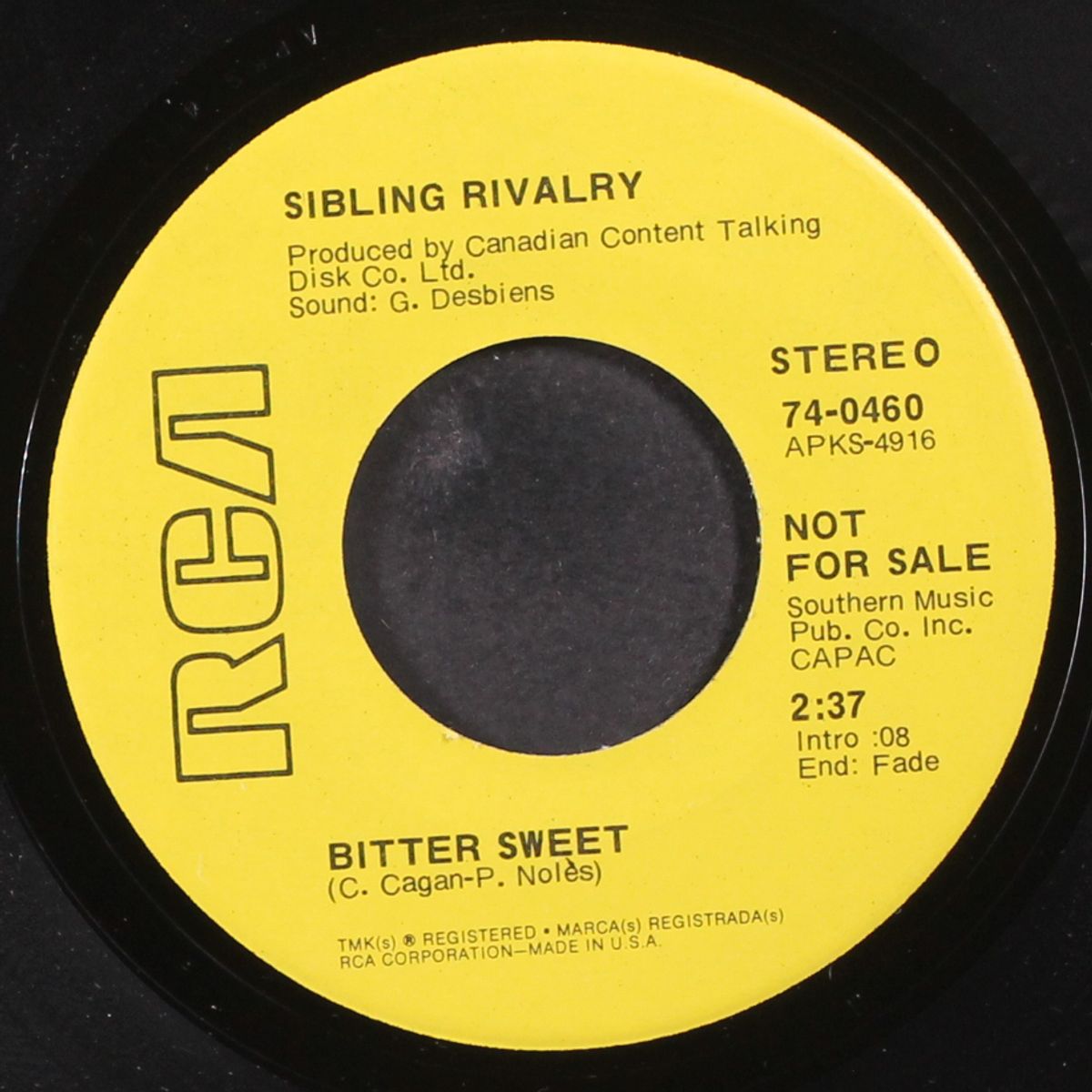 you can never go home / bitter sweet by SIBLING RIVALRY