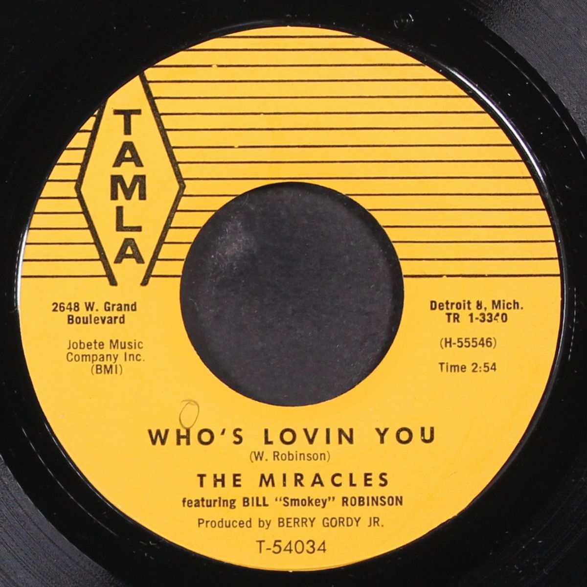 shop around / who's lovin you by MIRACLES