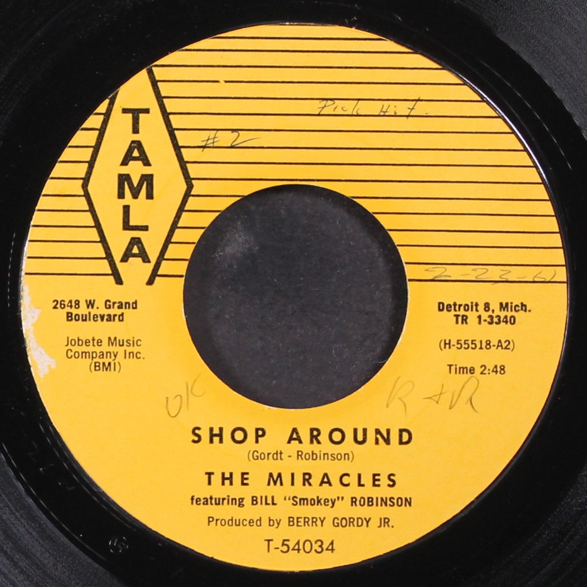 shop around / who's lovin you by MIRACLES