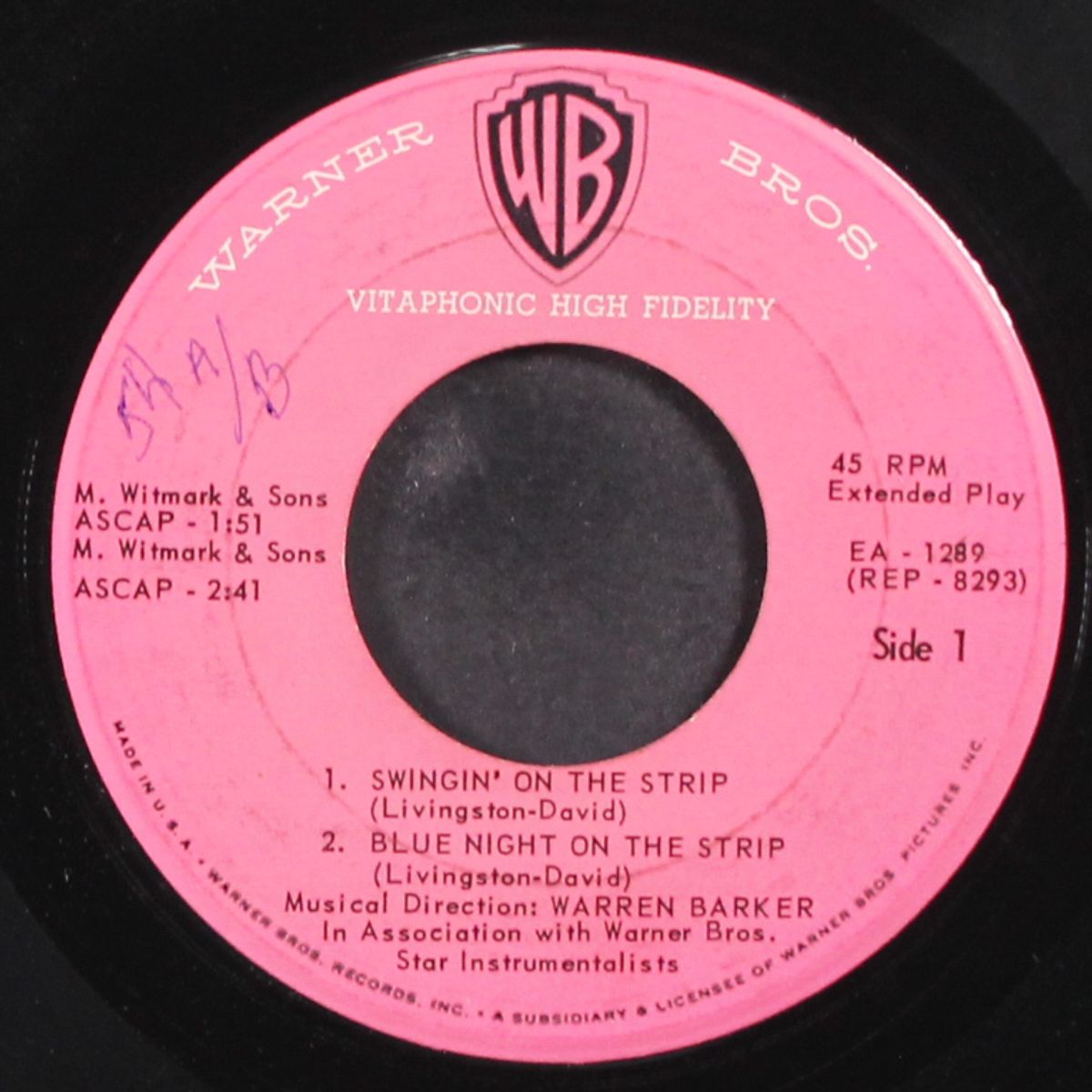 77 sunset strip by WARREN BAKER