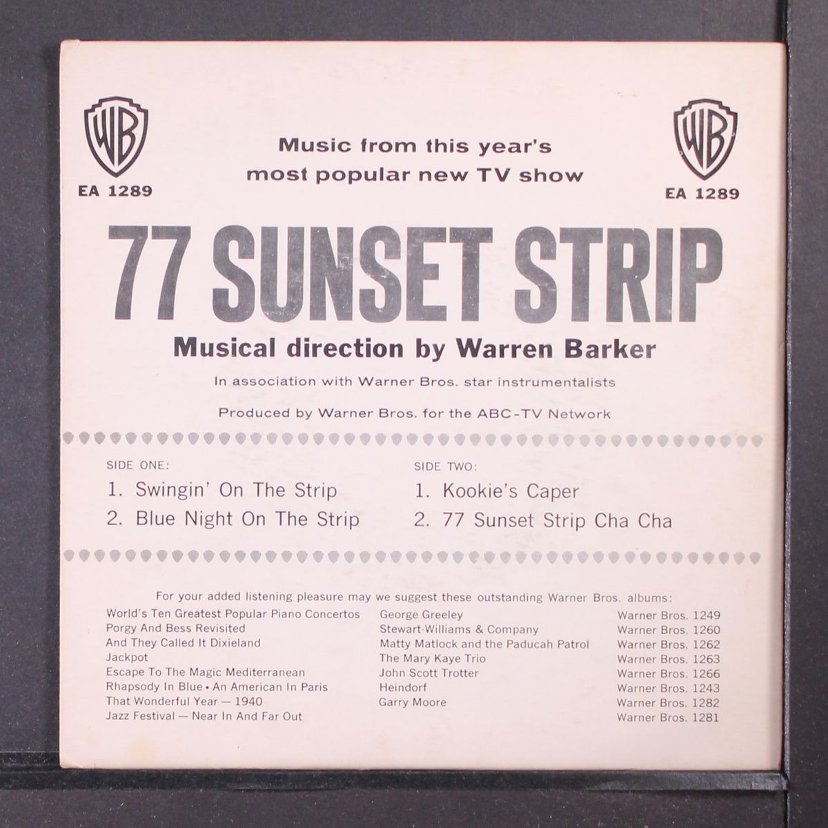 77 sunset strip by WARREN BAKER