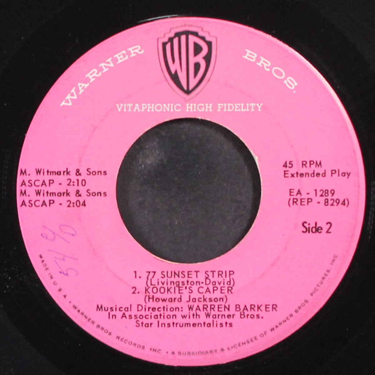 77 sunset strip by WARREN BAKER