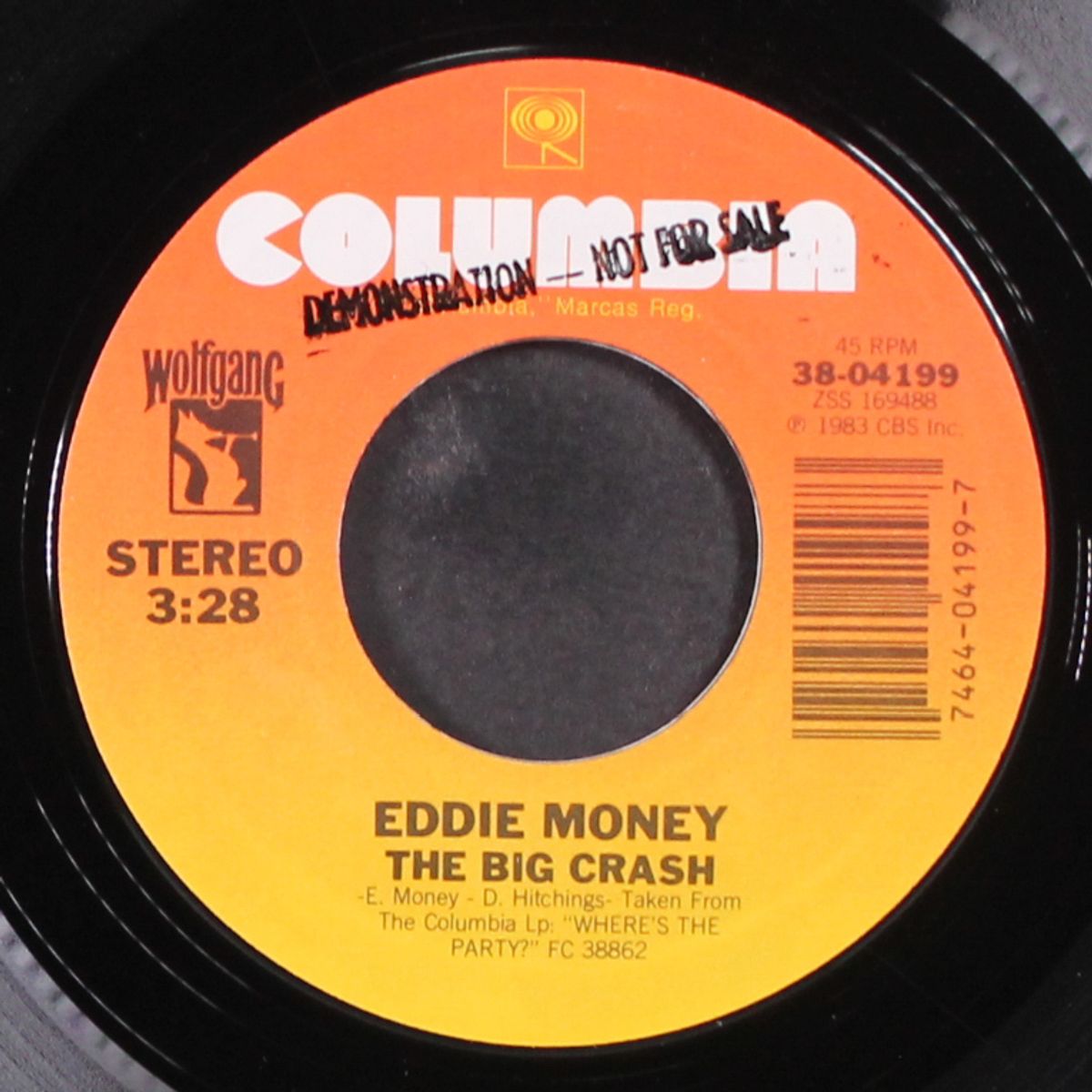the big crash by EDDIE MONEY