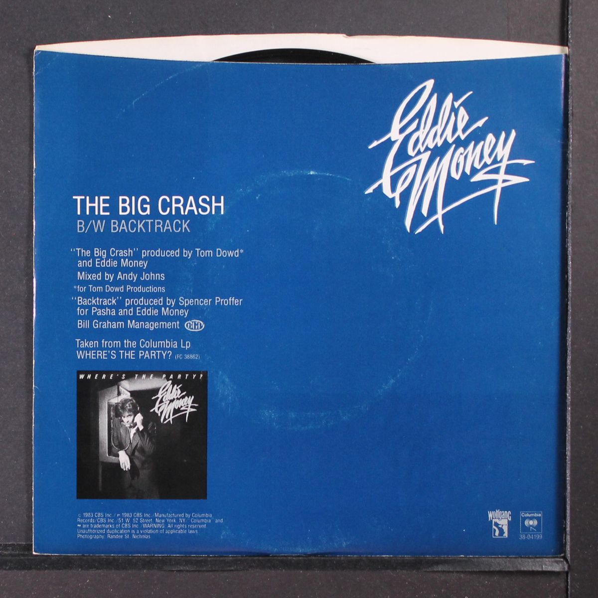 the big crash by EDDIE MONEY