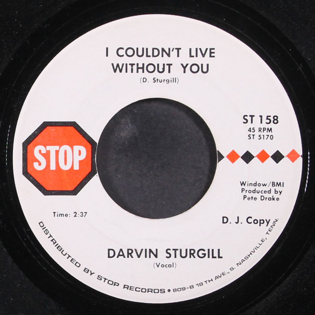 don't borrow sugar / i couldn't live without you by DARVIN STURGILL