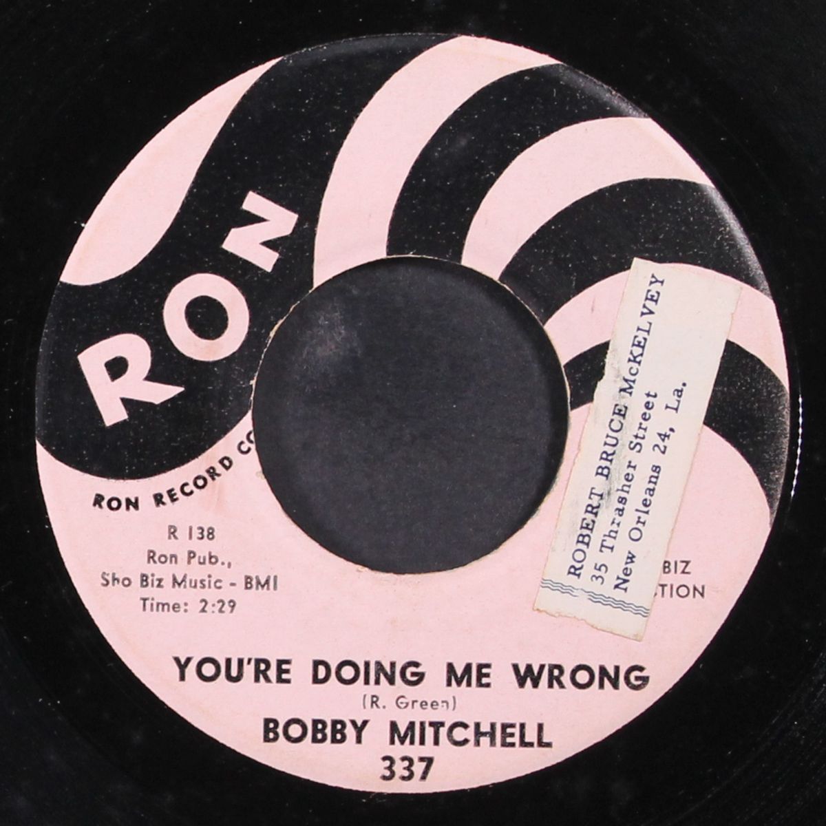 you're doing me wrong / send me your picture by BOBBY MITCHELL