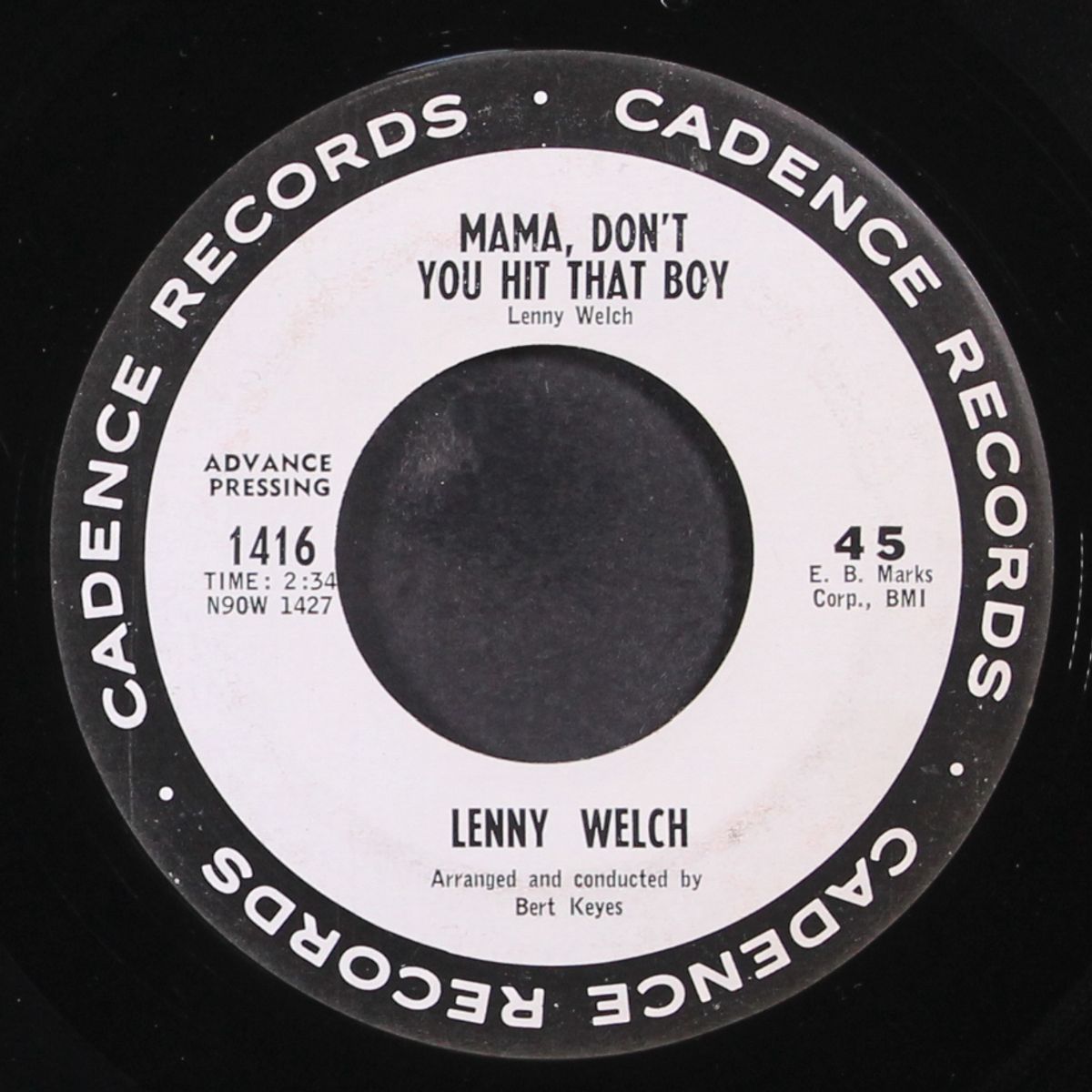 it's just not that easy / mama, don't you hit that boy by LENNY WELCH