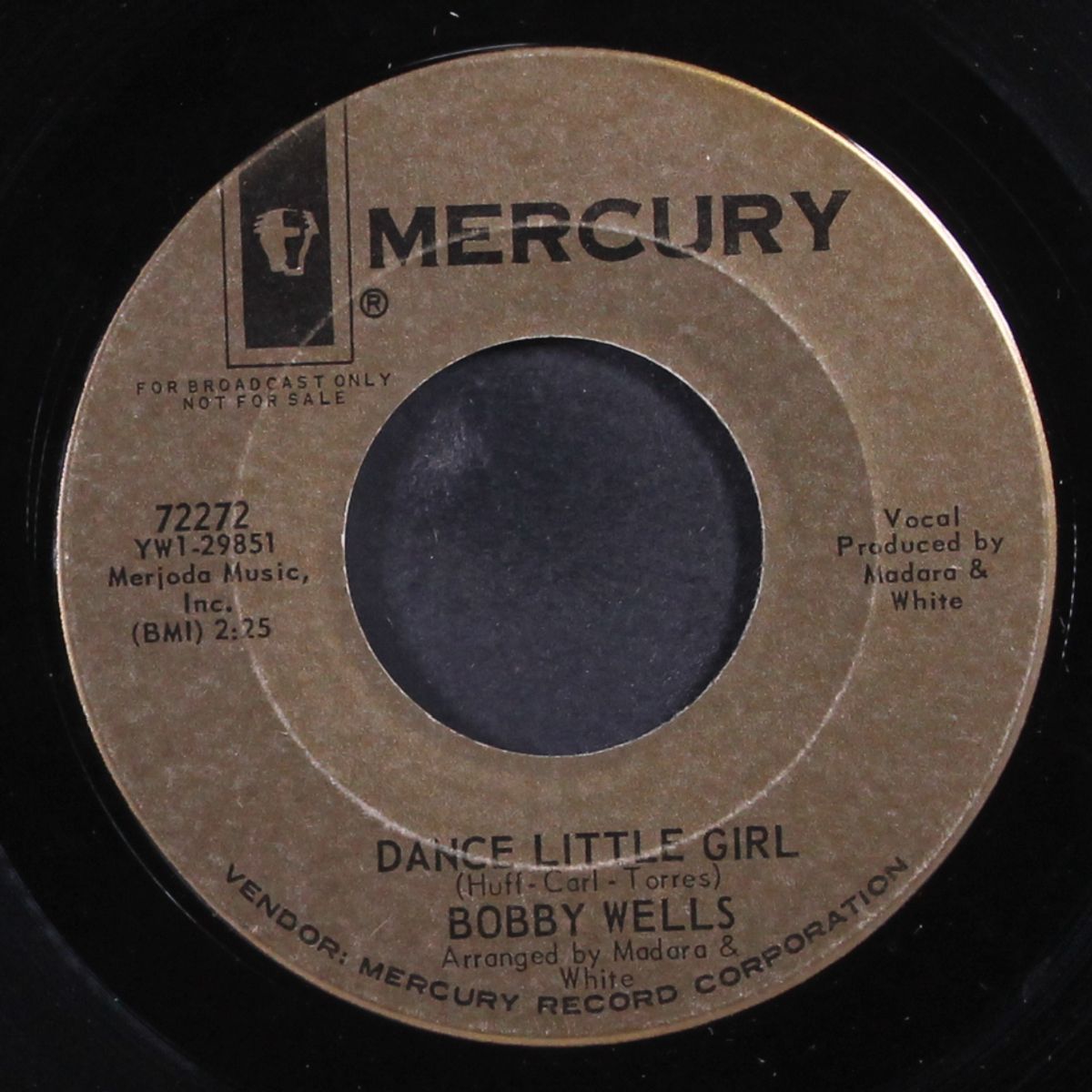 your guy / dance little girl by BOBBY WELLS