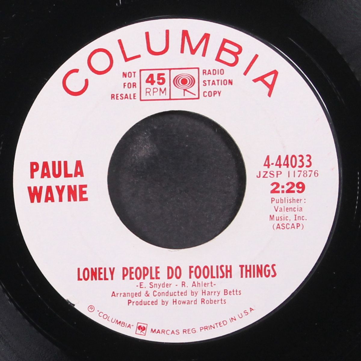 will i never learn / lonely people do foolish things by PAULA WAYNE
