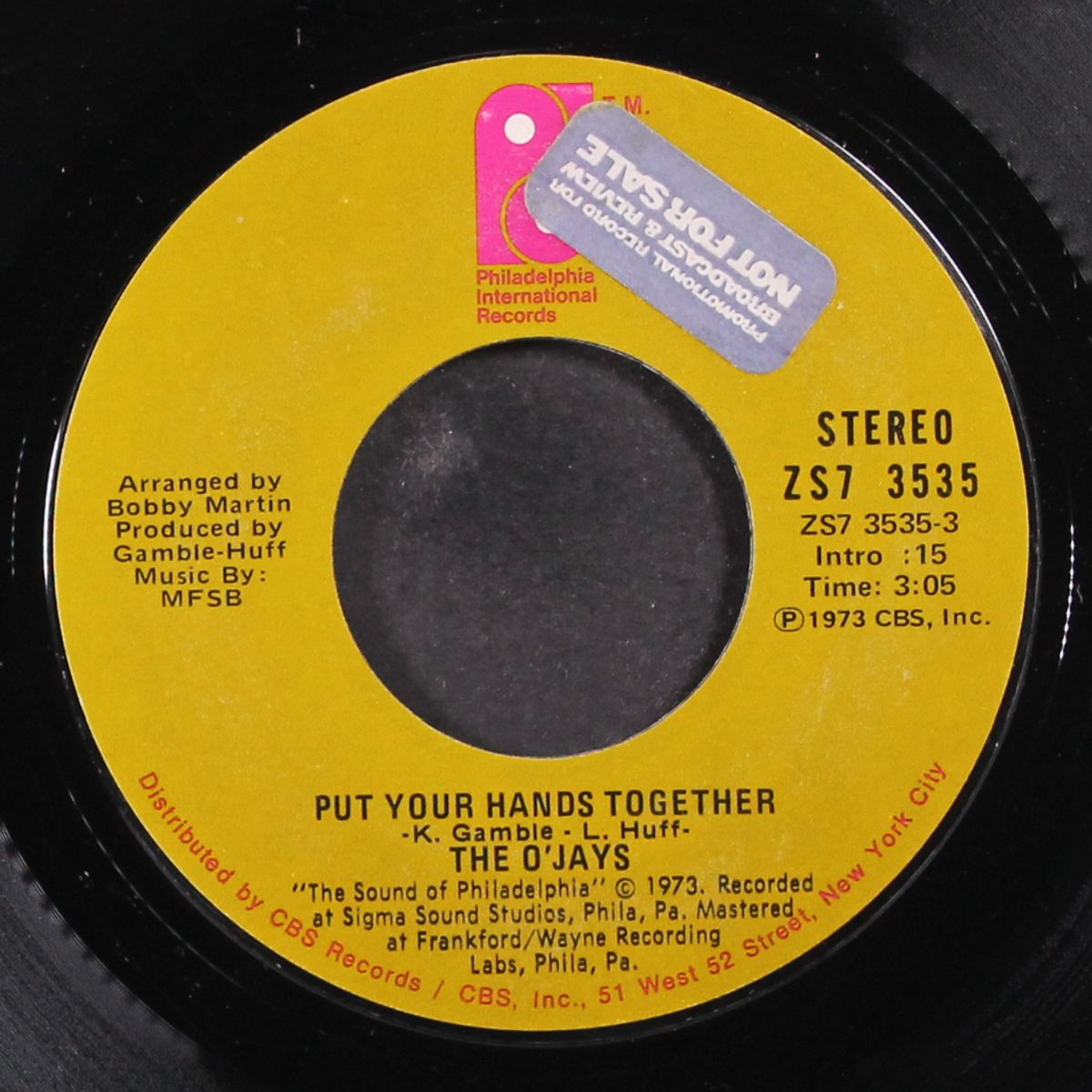put your hands together / you got your hooks in me by O'JAYS