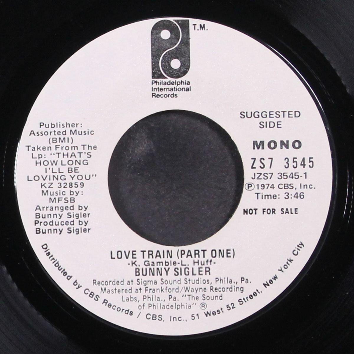 love train / mono by BUNNY SIGLER